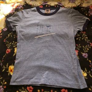 Cute blue baby tee